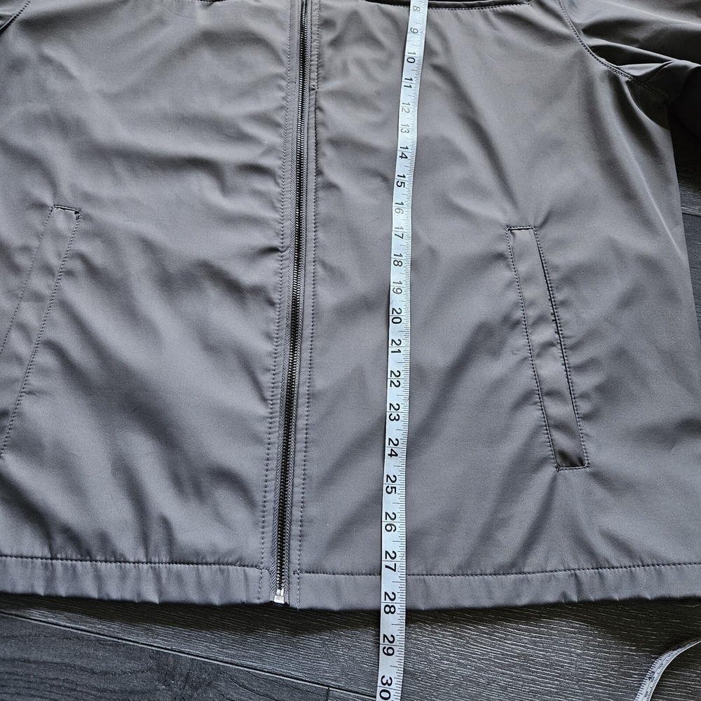 M. Julian Polyester Switch Bomber Jacket Mens XL Gray Lined Multiple Pockets - Picture 13 of 13